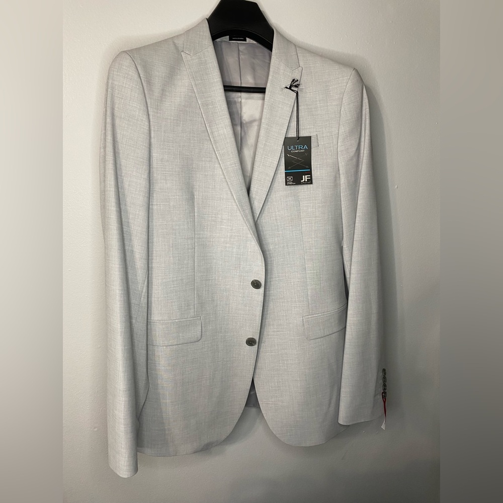 Men’s blazer 40 Long J Ferrar Slim Ultra Comfort Slim Gray